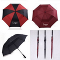 52" Arc Vented Windproof Umbrella